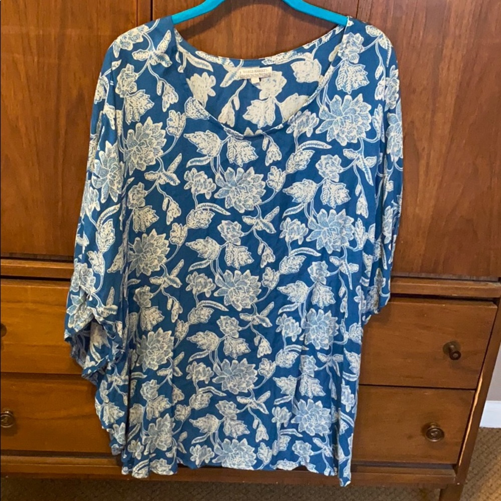 Blue blouse